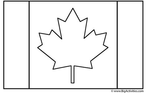 Canadian Flag - Coloring Page (Canada Day) Canada Flag Art, Canada Day Flag, Flag Coloring Pages, Canadian Flag, Flag Art, Lesson Planning, Canada Day, Flag Colors, July 1