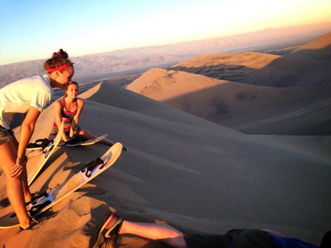 Huacachina Peru, Sand Boarding, Beautiful Desert, Desert Oasis, Summer Bucket List, Travel South, South America Travel, Summer Bucket Lists, Summer Bucket