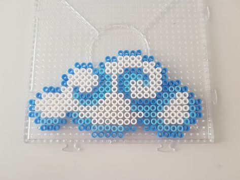 Cloud Perler Bead Patterns, Cloud Perler Beads, Ocean Perler Bead Patterns, Summer Perler Beads, Ocean Perler Beads, Fish Perler Bead Patterns, Jellyfish Perler, Blue Perler Bead Patterns, Cinnamoroll Perler Beads