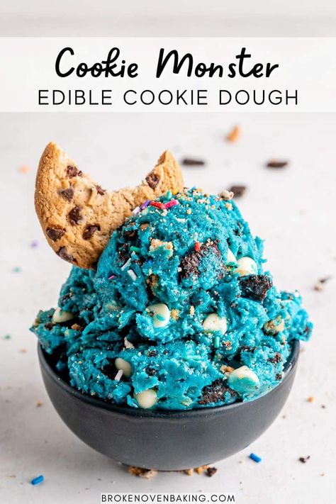 Edible Cookie Dough Flavors, Edible Dough, Monster Cookie Dough, Cookie Dough To Eat, Edible Cookie Dough Recipe, Cookie Balls, Desert Ideas, Monster Cookie, Chips Ahoy