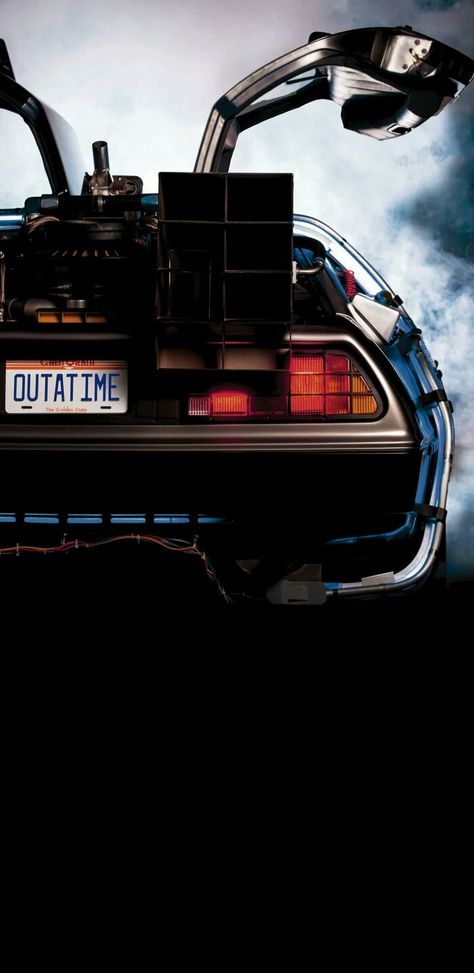 New Delorean, Future Wallpaper, Apple Art, Classic Sci Fi, 80s Vibes, Apple Wallpaper Iphone, Wallpapers Iphone, Back To The Future, To The Future