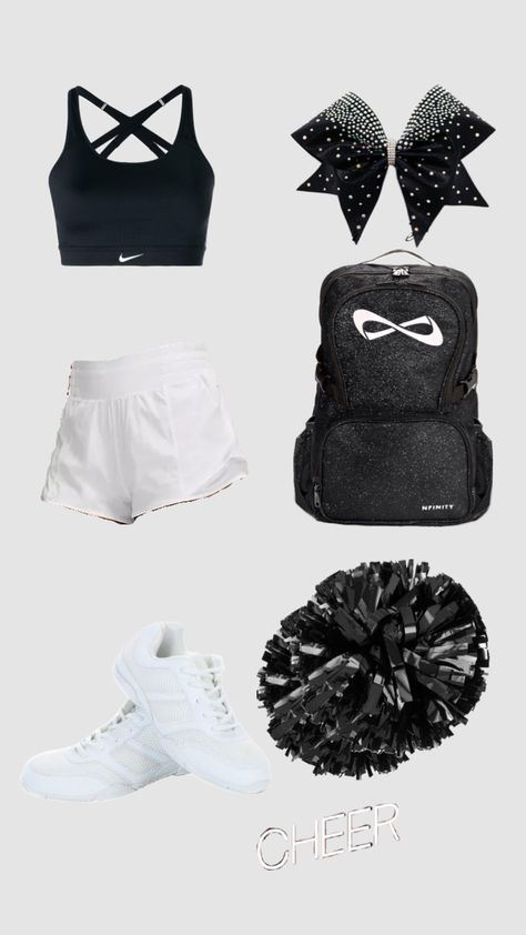 #cheer #fitinspo #cheerpracticefit Cheer Comp Outfits, Cheer Practice Fits, Cheer Outfits For Practice, Cheerleader Practice, Cheer Fits, Cheer Practice Outfits, Cheer Clothes, Cheer Music, Cheer Aesthetic