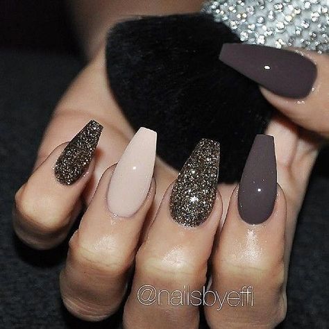 Pinterest @curlylexa ✨ Nagellack Trends, Classy Nail Designs, Fall Nail Art Designs, Her Nails, Nagel Inspo, Fall Nail Art, Cat Kuku, Classy Nails, Cute Nail Designs