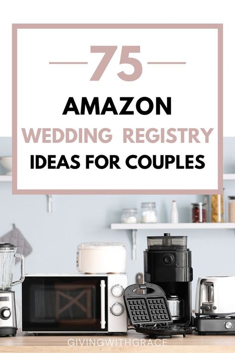 75 Amazon wedding registry ideas for couples Wedding Gift Registry List, Bridal Shower Planning Checklist, Wedding Registry List, Wedding Registry Ideas, Bridal Shower Registry, Wedding Planning Checklist Printable, Wedding Registry Checklist, Best Wedding Registry, Amazon Registry