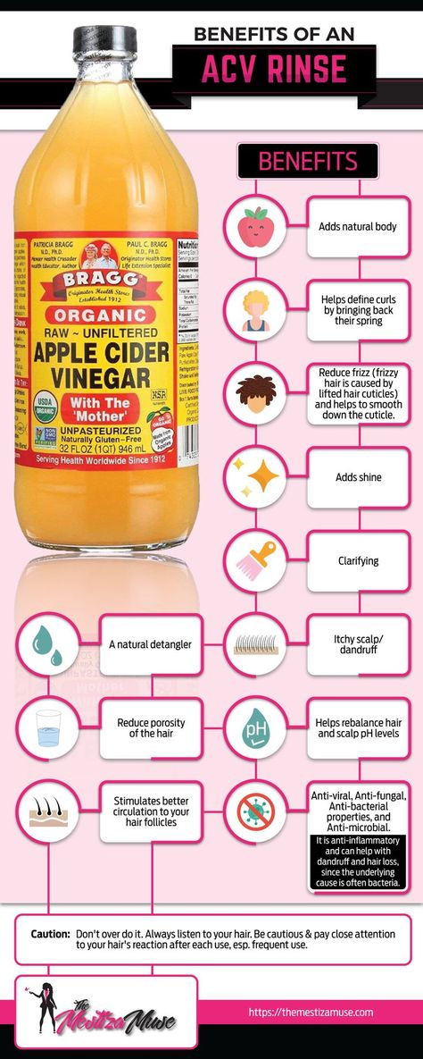 Infographic of the benefits of an apple cider vinegar rinse for hair Vinegar Hair Rinse Benefits, Apple Cider Vinegar Hair Rinse, Acv Rinse, Vinegar For Hair, Apple Cider Vinegar Rinse, Apple Cider Vinegar For Hair, Organic Drinks, Vinegar Rinse, Cold Sores Remedies