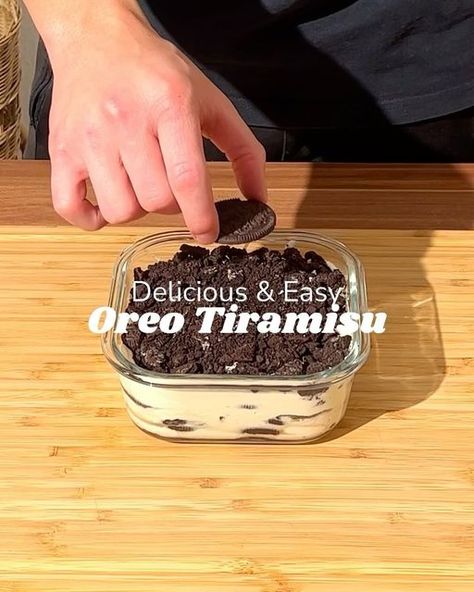 Bruno’s Homecafé on Instagram: "3 Easy Tiramisu Recipes 👇🏽 . Oreo Tiramisu 😍 Recipe: - separate around 20 Oreos from the cream - put the cream in a bowl together with: * 4 tbsp of mascarpone * 100 ml of your milk of choice * 20 g of sugar - whisk it - dip your cookies in coffee - layer the Oreo cookies and cream in your final container - crush your left over Oreo cookies with your hands - top your Oreo tiramisu with the cookie crumble *** Caramel Coffee Tiramisu 🤎 Recipe: - prepare your coffee cream: * add 5 Tbsp of mascarpone * 30 ml of your milk of choice * 2 tsp of coffee concentrate (I used @cobys.coffee Caramel) * add 40 g powdered sugar * whip whip whip - Now dip your lady fingers in coffee - Layer the lady fingers and cream in your final container - top with cocoa powder and opt Tiramisu Coffee Recipe, Oreo Tiramisu, Tiramisu Recipes, Coffee Tiramisu, Easy Tiramisu, Easy Tiramisu Recipe, Cookie Crumble, Coffee Caramel, Coffee Concentrate