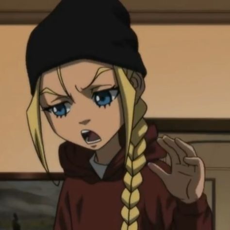 Cindy Mcphearson, Boondocks Anime, Boondocks Pfp, The Boondocks Cartoon, Boondocks Drawings, The Boondocks, Swag Pics, Cartoon Hair, Black Cartoon Characters