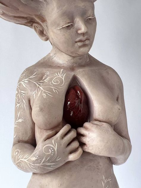 Original figurative sculpture by Francesca Dalla Benetta (Mexico). This large, one-of-a-kind marble on marble sculpture measures 7.9W x 43.3 H inches. The body sculpture ships in a crate directly from the artist's studio and is covered by the 14-day satisfaction guarantee from Saatchi Art, so you can buy with confidence. You Look Fine Mirror, Woman Face Sculpture Clay, Feminist Sculpture Art, Woman Clay Sculpture, Large Ceramic Sculptures, Ceramic Body Sculpture, Melted Sculpture, Ceramic Bust Sculpture, Male Body Sculpture