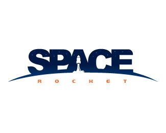 Space Rocket. @CastelanOficial Cosmos Logo, Astronomy Design, Rocket Logo, Rockets Logo, Flat Logo Design, Planet Logo, Music Logo Design, Lab Logo, Trendy Logos