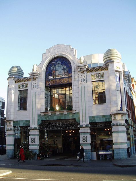 Art Deco Michelin Building, Kensington, UK Art Deco Restaurant Exterior, Art Deco Building Facade, 1920s House Exterior, Art Deco House Exterior, Art Deco Facade, Art Nouveau Arquitectura, Art Deco Exterior, Art Deco City, Art Deco Buildings