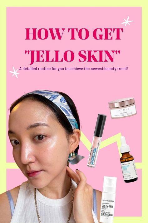 Jello skin is a new beauty trend popularized by beauty influencer Ava Lee. Beauty expert Tracy Peart shares what Jello skin is and how you can achieve it with a detailed routine. Beauty Influencer, Skin Routine, Beauty Expert, Beauty Trends, Influencer, Skin, Beauty