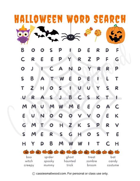 Easy halloween word search free printable. Free Printable Halloween Games, Halloween Kid Games, Halloween Word Search For Kids, Halloween Word Search Printables, Halloween Worksheets Kindergarten, Halloween Worksheets Free, Halloween Elementary, Halloween Kindergarten Activities, Halloween Activity Sheets