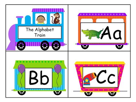 Circus alphabet train, page 1 Alphabet Train Printable, Child Safety Activities, Train Printable, Safety Activities, Train Wallpaper, Alphabet Train, Printable Christmas Coloring Pages, Children Education, Preschool Classroom Decor