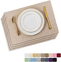 Amazon.com.au : home and kitchen table Dining Table Place Mats, Fall Kitchen Table, Rustic Placemats, Farmhouse Placemats, Table Place Mats, Brown Dining Table, Green China, White Dining Table, Plate Mat