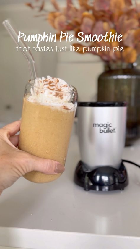 Magic Bullet® 11 Piece Personal … curated on LTK Bullet Blender Recipes, Nutri Bullet Recipes, Magic Bullet Smoothie Recipes, Magic Bullet Smoothies, Shake Recipes Healthy, Magic Bullet Recipes, Bullet Recipes, Pumpkin Pie Smoothie, Smoothie Blender