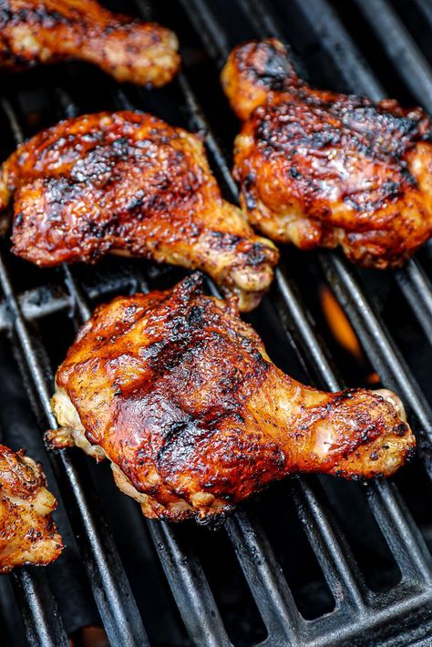 Grilling Butterflied Chicken Drumsticks Sip Bite Go Grilled Butterfly Chicken, Butterfly Chicken Drumsticks, Butterflied Chicken Drumsticks, Chicken Legs Recipes, Butterfly Chicken, Paleo Barbecue Sauce, Butterflied Chicken, Bbq Sauce Chicken, Chicken Drumstick