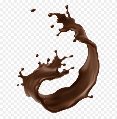 Youtube Avatar, Chocolate Splash, Watercolor Splash Png, Food Website Design, Splash Png, Background Png Images, Milk Splash, Background Clipart, Chocolate Drizzle