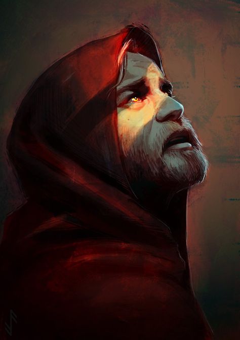 Obi Wan Kenobi Art, Grey Jedi, Star Wars Obi Wan, Star Wars 2, Star Wars Artwork, Darth Maul, Star Wars Fan Art, Star Wars Jedi, Star Wars Fandom