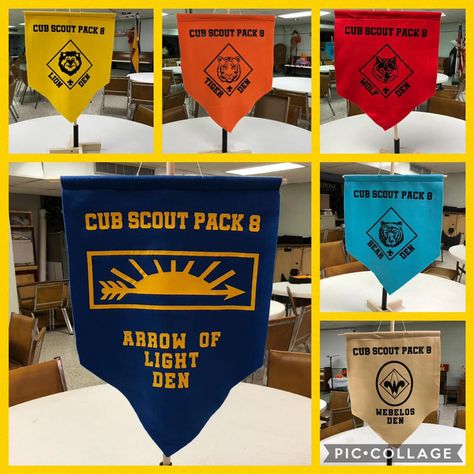 Lion Activities, Cub Scout Den Flags, Boy Scout Activities, Cub Scouts Tiger, Cub Scout Crafts, Cub Scout Activities, Scouts Bsa, Wolf Den, Scout Crafts