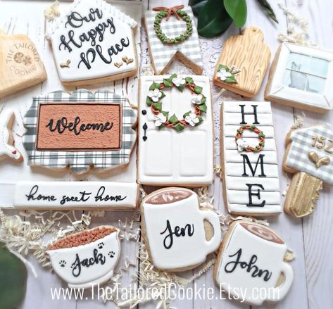 Welcome Home Realtor Cookies, Housewarming Cookies, Farm Cookies, Cookies Gift, Royal Iced Cookies, Crazy Cookies, Sugar Cookie Royal Icing, Iced Sugar Cookies, Cookie Gift