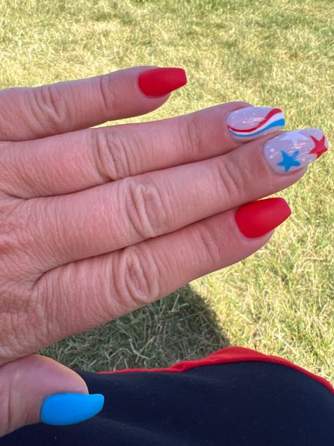 Bombpop was Inspiration Bomb Pop Nail Art, Pop Nail Art, Pop Nails, Bomb Pop, 4th Of July Nails, July Nails, Rocket, 4th Of July, Nail Art