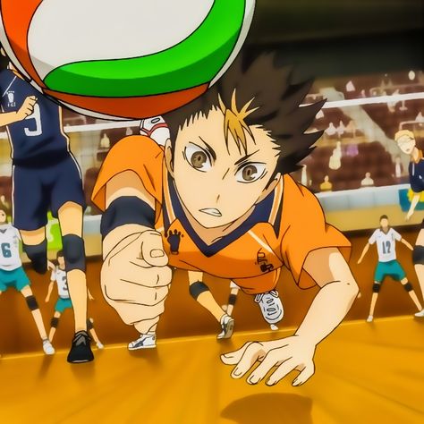 Yu Nishinoya Icon, Noya Haikyuu, Yu Nishinoya, Yū Nishinoya, Volleyball Poses, Nishinoya Yuu, Anime Haikyuu, Volleyball Anime, Zoo Wee Mama