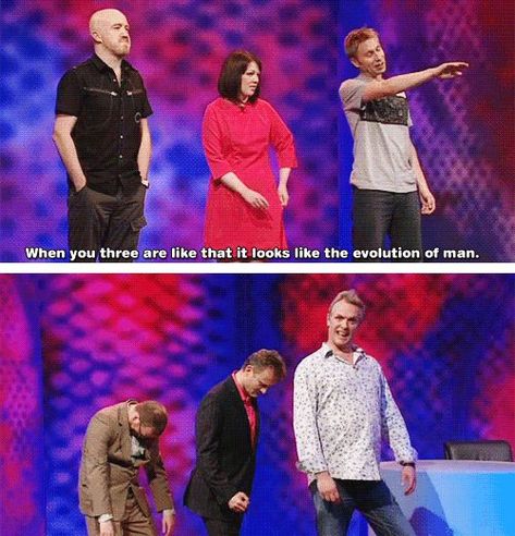 Mock The Week, Russell Howard, English Humor, Evolution Of Man, British Humor, British Comedy, British Tv, Comedy Show, Stand Up Comedy