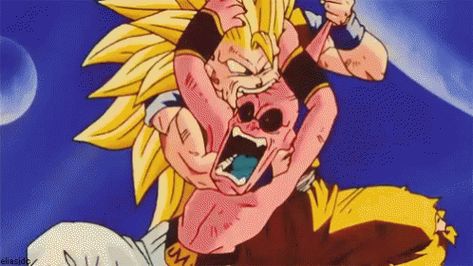 Goku Buu GIF - Goku Buu DragonBall - Discover & Share GIFs Kid Buu, Z Warriors, Majin Boo, Image Dbz, Overwatch Funny, Dragon Ball Z Shirt, Goku Vs, New Dragon, Dragon Balls