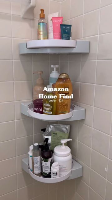 Shower Organization Ideas, Ball Rooms, Trick Quote, Pinterest Contest, Shower Organization, Camper Living, Future Apartment, Amazon Kitchen, Lazy Susan