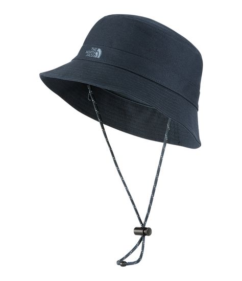 Mountain Bucket Hat | The North Face Outdoor Nylon Bucket Hat, The North Face Bucket Hat For Outdoor, Adjustable The North Face Hat With Curved Brim, The North Face One Size Outdoor Hat, Nylon 5-panel Hiking Hat, Mountain Life, Sun Protection, Cotton Twill, White Vintage