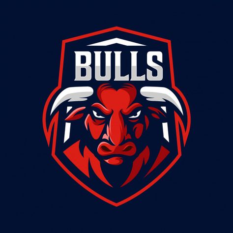 Bull mascot logo design vector | Premium Vector #Freepik #vector #logo #design #sport #character Bull Mascot Logo, Toro Vector, Bull Mascot, Bicycle Stickers, Ram Logo, Buffalo Logo, Jordan Logo Wallpaper, Mascot Logo Design, Bulldog Mascot