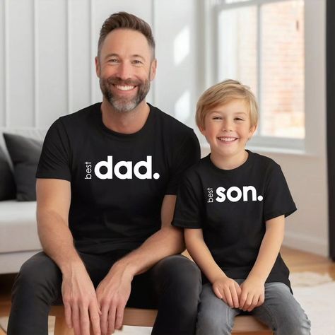 Best Dad Best Son Shirt, Dad and Son Shirt, Fathers Day Shirt, Father Birthday Gift, Father Son Matching Shirt, Dad and Baby Matching Shirt 👉Click to buy from Etsy Shop :🛒 http://www.EpicFashionUs.etsy.com/listing/1720394109/best-dad-best-son-shirt-dad-and-son 📌Store Link in Bio Welcome to EpicFashionUS! Its great to see you here! We prioritize one thing here and that is quality and customer satisfaction. 📌Our Tshirts are: -Made from 4.2-ounce cotton -All solid colors are 100% cotton an... Dad And Son Shirts, Father Son Matching Shirts, Dad And Son, Dad And Baby, Father Birthday, Dad Son, Father Son, Fathers Day Shirts, Father And Son