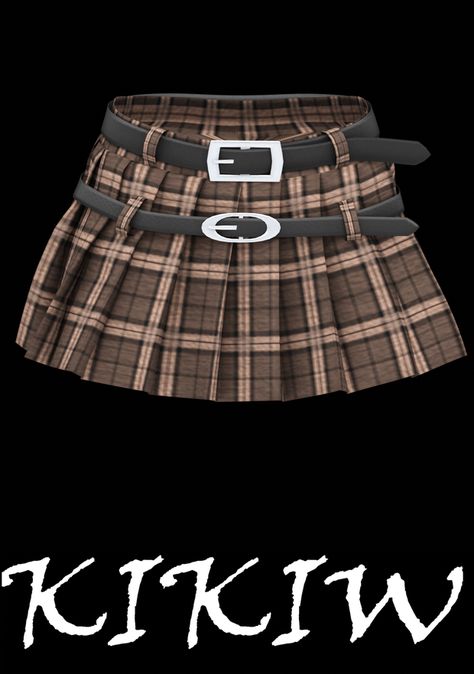 [KIKIW]Double belt plaid pleated skirt | Patreon Sims 4 Skirt Patreon, Sims 4 Plaid Skirt, Sims 4 Micro Skirt, Sims4 Skirt Cc, Sims 4 Pleated Skirt, Ts4 Cc Skirt, Sims Y2k, Sims 4 Mini Skirt, Sims 4 Skirt Cc