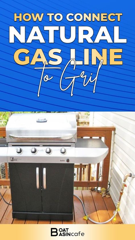 Trying to connect your grill to the natural gas line? Looking for a way to convert to natural gas from propane? We have a simple and quick guide for you! Gas Grill Recipes, Best Gas Grills, Bbq Equipment, Natural Gas Grill, Propane Grill, Propane Gas Grill, House Property, Clean Grill, Outdoor Tv