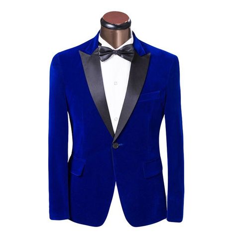 Blue+Slim+Fit+Single+Breasted+Tuxedo+Suit+Luxury+Attire+Coat,+Pants+and+Tie+-M+to+4xl Tuxedo Prom, Groomsmen Tuxedos, Royal Blue Suit, Oversized Fashion, Slim Fit Suit Men, Formal Tuxedo, Slim Fit Blazer, Slim Suit, Mens Blazer Jacket