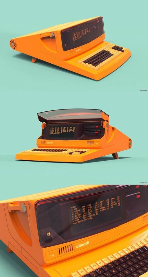 Retro Futuristic Computer, Retro Tech, Tech Aesthetic, Computer History, Retro Gadgets, Old Computers, Fashion Watch, Retro Futuristic, Futuristic Cars