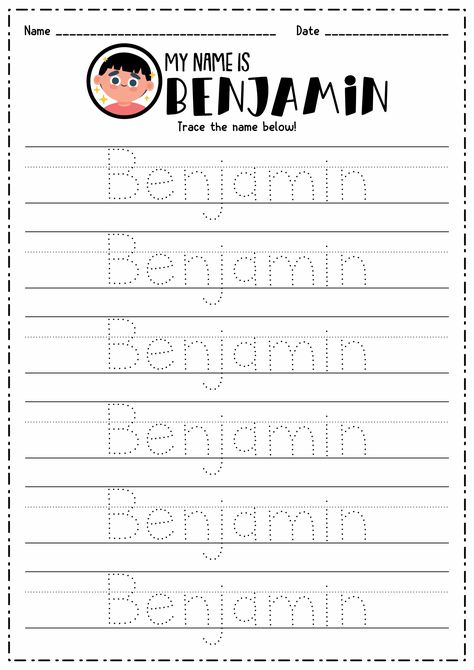 Tracing Names, Tracing Letters Preschool, Name Writing Practice, Letter Worksheets For Preschool, Writing Practice Sheets, Name Tracing Worksheets, Toddler Lessons, Dot Letters, Create Name