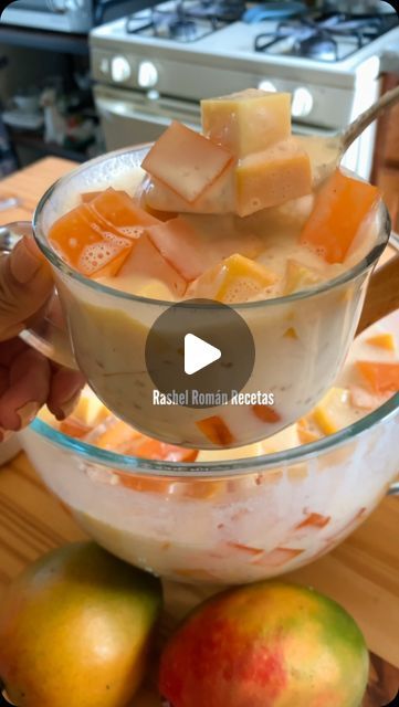 Rashel Román Recetas on Instagram: "Postre delicioso 😋 #postre #rashelromanrecetas #postres #sobremesa #recetas" Mango Bango, Lutong Pinoy, Pinoy Recipe, Mango Jelly, Easiest Recipes, Pinoy Recipes, Mango Pulp, Ham And Bean Soup, Filipino Desserts