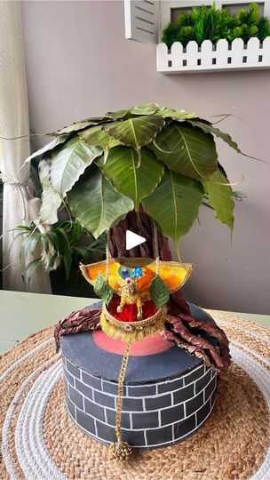 Janmashtami Jhula, Shri Krishna Govind Hare Murari, Janmashtami Celebration, Bal Gopal, Dosa Recipe, Happy Janmashtami, Sustainable Art, Indian Festivals, Cardboard Crafts