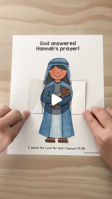 Brittany Hill • Sharing faith-based ideas for kids on Instagram: "This one made me emotional 🥹🙏🏻🤍

A precious craft to teach your child about the story of Hannah & Samuel 🥰

I should have this posted by the end of the day!

#mothersday #gettoloveyou #hannah #samuel #prayer
#bibleforkids" Hannah And Samuel Craft For Kids, Hannah Bible Craft, Samuel Bible Story, Hannah And Samuel, Bible Story For Kids, Hannah Bible, Samuel Bible, Prayer Crafts, Bible Heroes