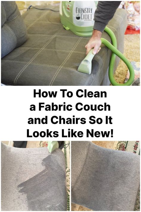 Cleaning A Sofa Upholstery, Best Way To Clean Upholstery Furniture, Homemade Upholstery Cleaner For Machine, Upolstry Chairs Cleaning, Clean Upholstery Chair, Couch Cleaning Solution, Clean Fabric Couch, Homemade Upholstery Cleaner, Couch Cleaner