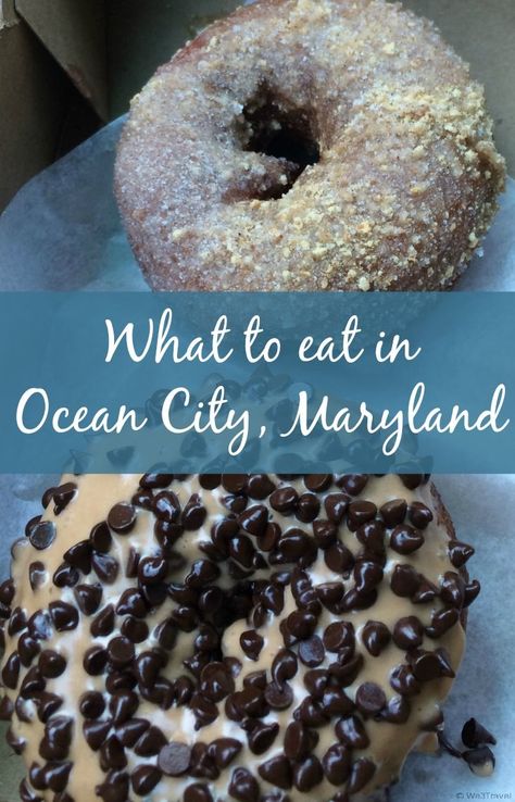 What to eat in Ocean City, Maryland -- 5 Must Try Foods, plus a couple of extras around the area. Maryland Food, Ocean City Maryland, Ocean City Md, City Vacation, Beach Vacations, All I Ever Wanted, Summer Road Trip, To Infinity And Beyond, United States Travel