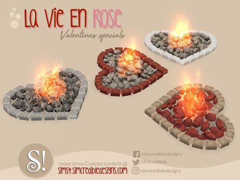 Firepit, Fire Pits, Sims 4 Cc, The Sims 4, The Sims, Fire Pit, Sims 4