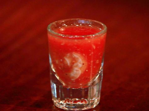 Oyster Shooter with spicy Texas Pete Cocktail Sauce #recipe #hotsauce Texas Pete Hot Sauce Recipe, Pepper Shooters, Oyster Shooter Recipe, Shooters Recipes, Soup Shooters, Oyster Shooter, Shooter Recipes, Spicy Cocktail, Sweet Potato Biscuits