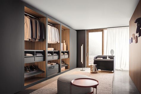 Sipario-walk-in-closet_PIANCA_06_BIG_O Luxury Closets, Exclusive Bedroom, Closets Design, Walking Closet, Vanity Design, Walk In Wardrobe, Vanity Desk, Drawer Unit, Closet Design