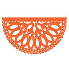 Papel picado mexican paper decorations for party Vector Image Foam Board Crafts, Mexican Art Painting, Party Vector, Decorations For Party, Mexican Christmas, Sugar Skull Design, Quinceanera Themes, Design Maker, Mexican Designs