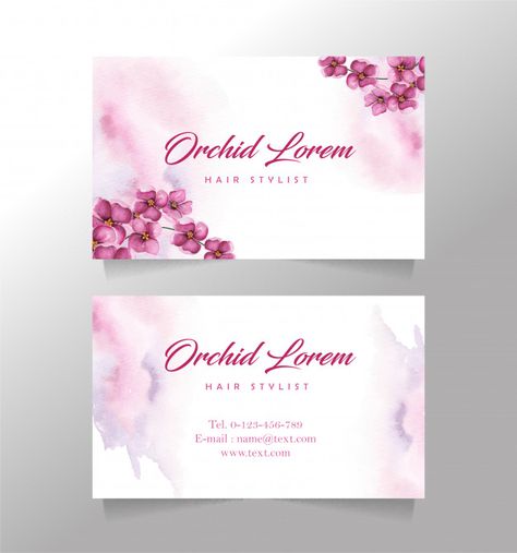 Vizit Kart, Frames Design Graphic, Watercolor Business, Frozen Invitations, Beauty Salon Business Cards, Cute Business Cards, Church Icon, Watercolor Business Cards, Unique Wedding Cards