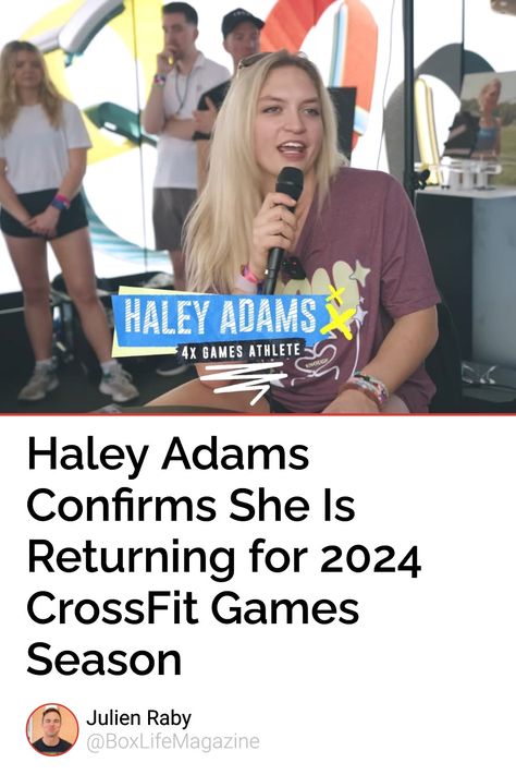 Haley Adams a familiar face in the CrossFit community is set to make a comeback in the upcoming 2024 CrossFit Games. Haley Adams, Best Creatine, Increase Muscle Mass, Creatine Monohydrate, Crossfit Games, Big Muscles, Healthy Mindset, Muscle Mass, Gain Muscle