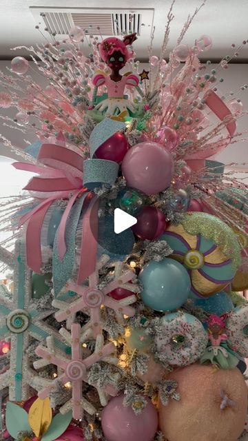 Ufuoma Avbovbo on Instagram: "Vous êtes si doux 🍬🍬🍬.. our 1st Candyland Theme.  We created areas of interest around the tree for a full Candyland experience!!! . . . . . . . #christmas #christmastree #christmastreedesigner #candy #candyland #candylandchristmas #xmas #christmasiscoming #christmasinspiration #gingerbread #gingerbreadchristmas #pastelchristmas #nutcracker #christmastime #lollipop #instalike #explore #designerchristmastree #designer #homedecor" Candyland Couture, Candyland Theme, Candy Trees, Xmas Candy, Candy Christmas Tree, Oprahs Favorite Things, Christmas Tree Inspiration, Pink Christmas Tree, Christmas Tree Design