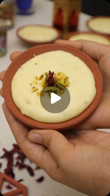 Benazeer Dhorajiwala on Instagram: "Instant Recipe Series Ep 2 • We are back with Instant Recipes! Hope you guys enjoy this instant firni recipe! 🌼💝 

#cooking #cookingreels #instantrecipes #instant #firni #instagood #recipereels #reels #dessert #streetstyle #streetfood" Firni Recipe, Instant Recipe, Pakistan Food, Instant Recipes, We Are Back, Street Food, Pakistan, Dessert, On Instagram